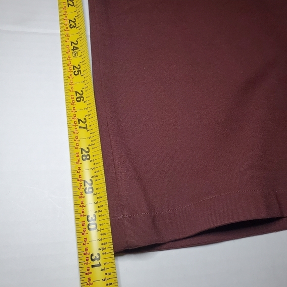 Urban Outfitters Women’s Flare Burgundy Leggings Pants Size M - Picture 8 of 9